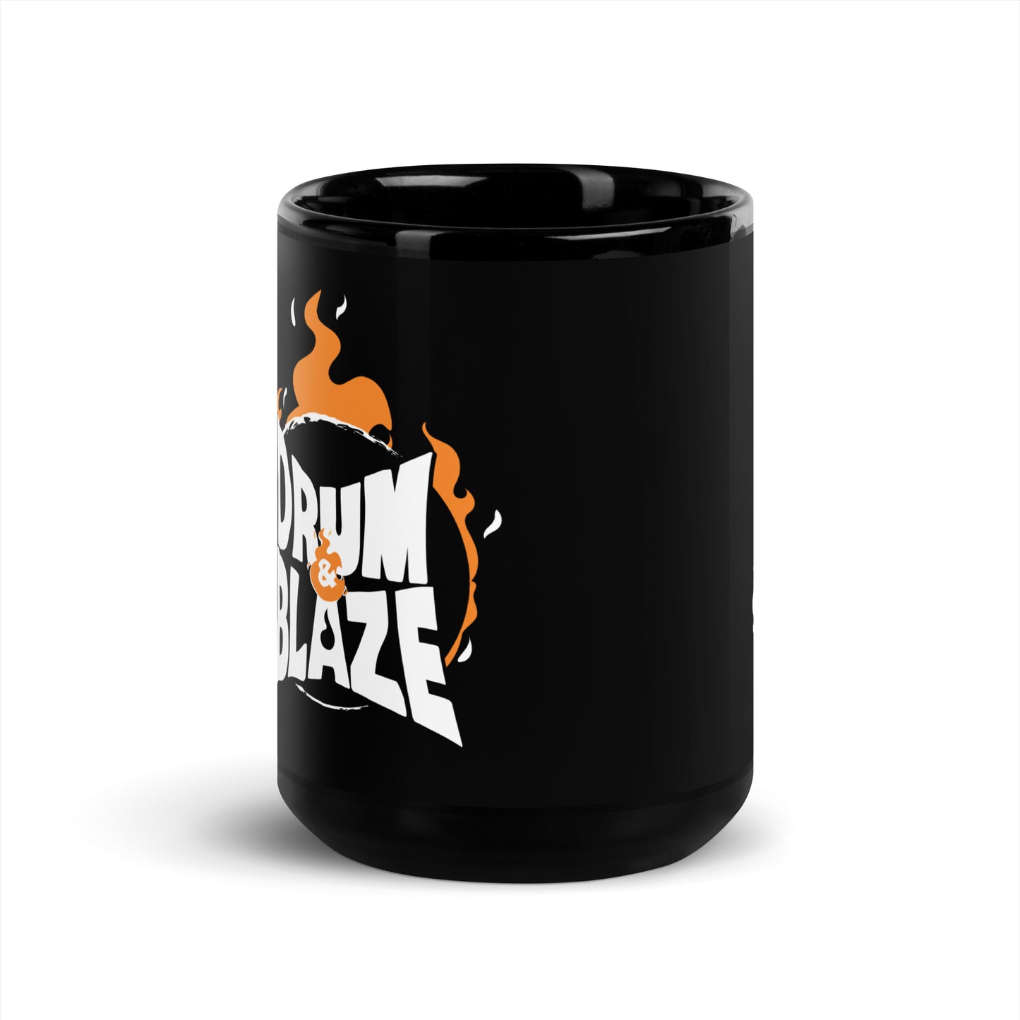 D&B Black Glossy Mug