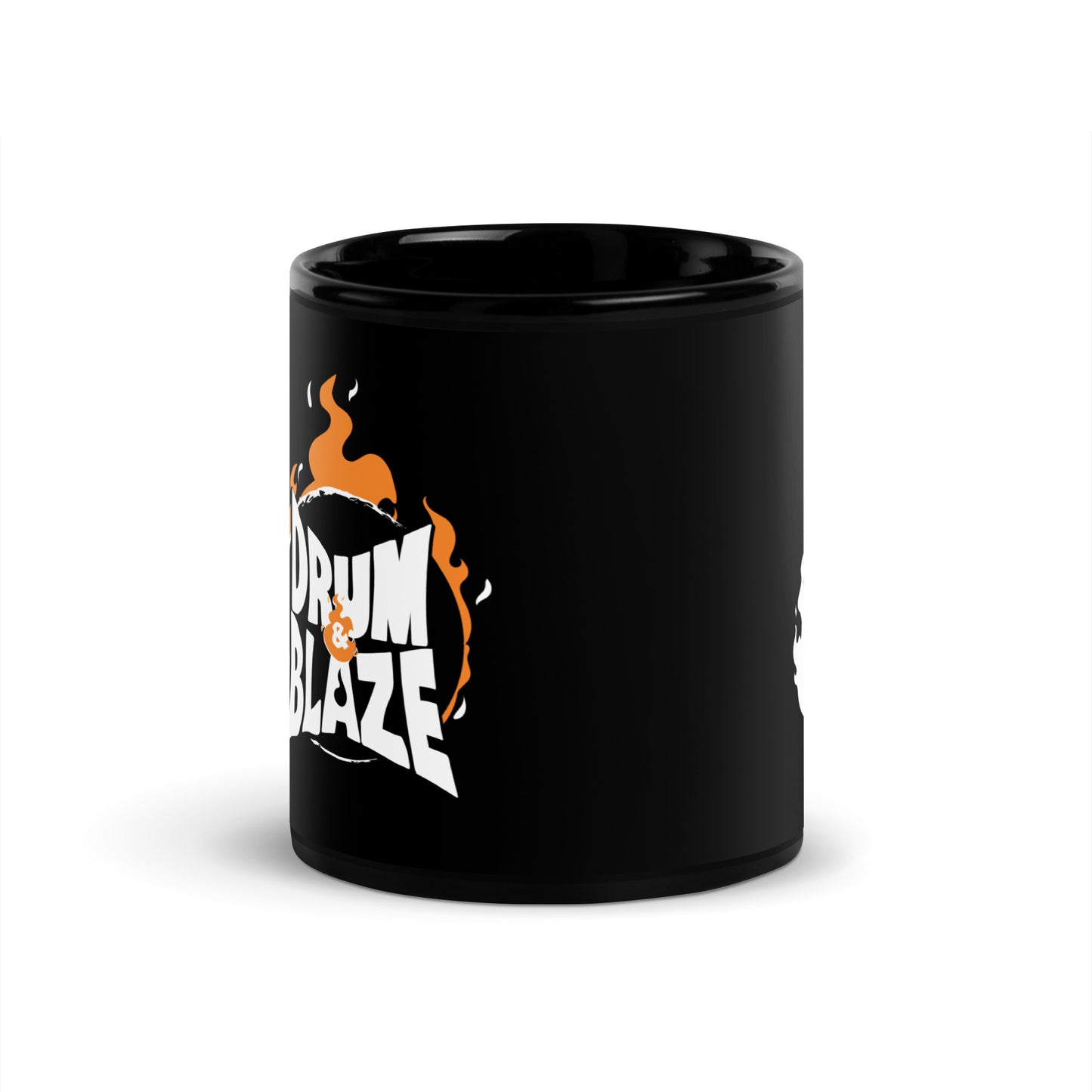 D&B Black Glossy Mug