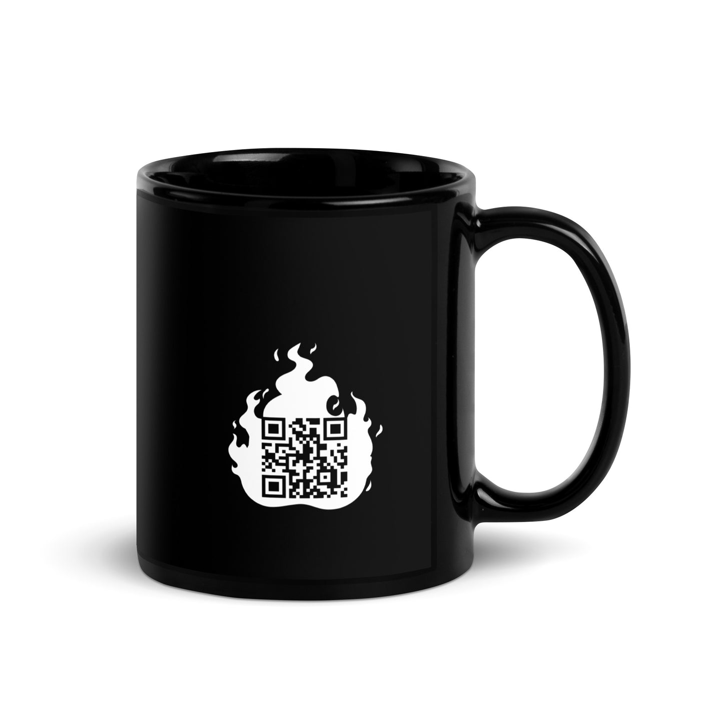D&B Black Glossy Mug
