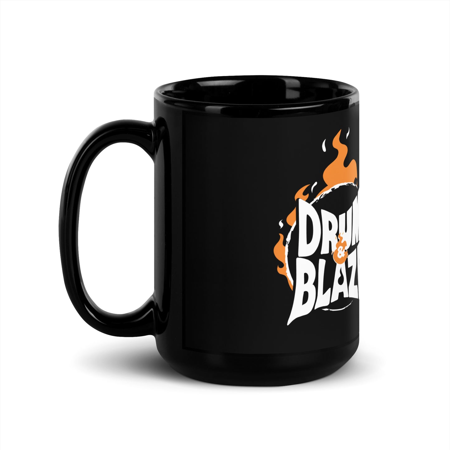 D&B Black Glossy Mug