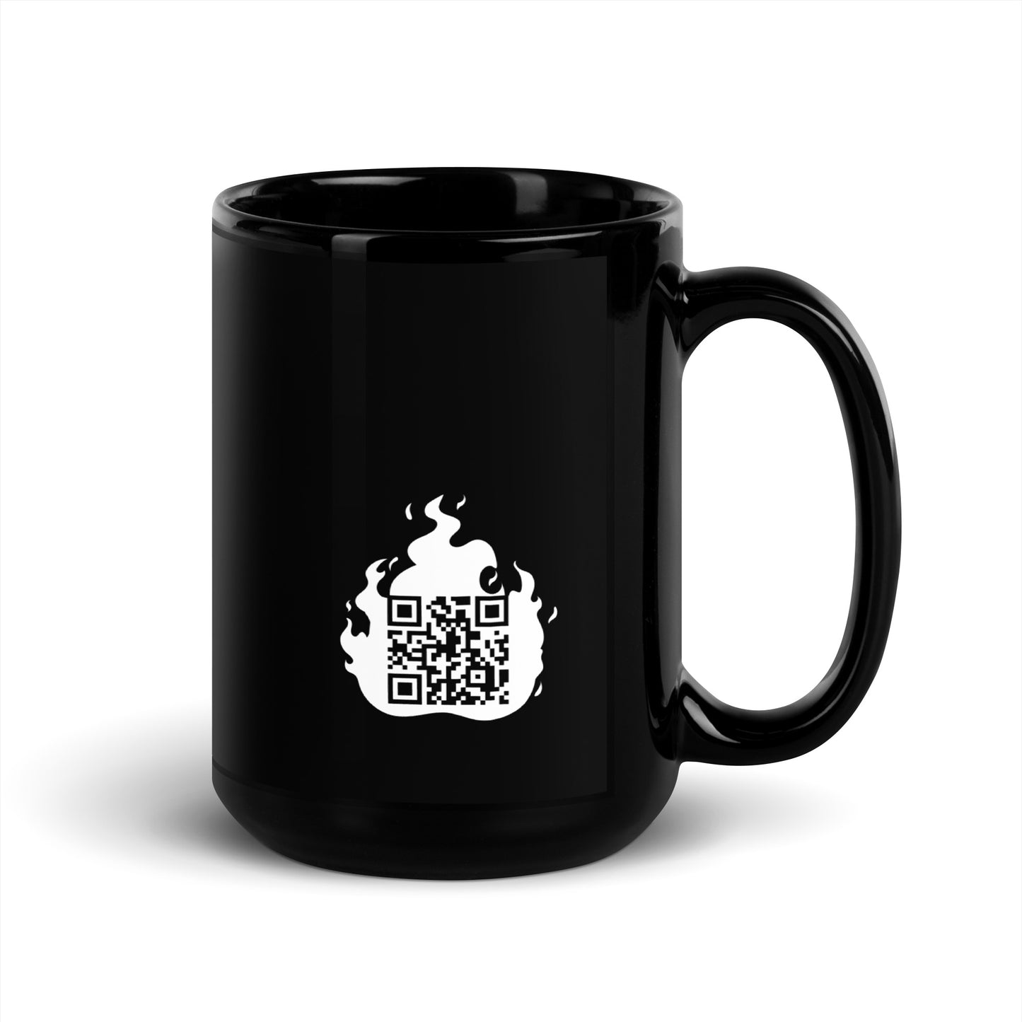 D&B Black Glossy Mug
